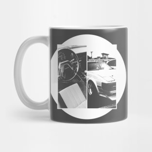 TOYOTA CELICA 2800GT A60 Black 'N White 5 (Black Version) Mug